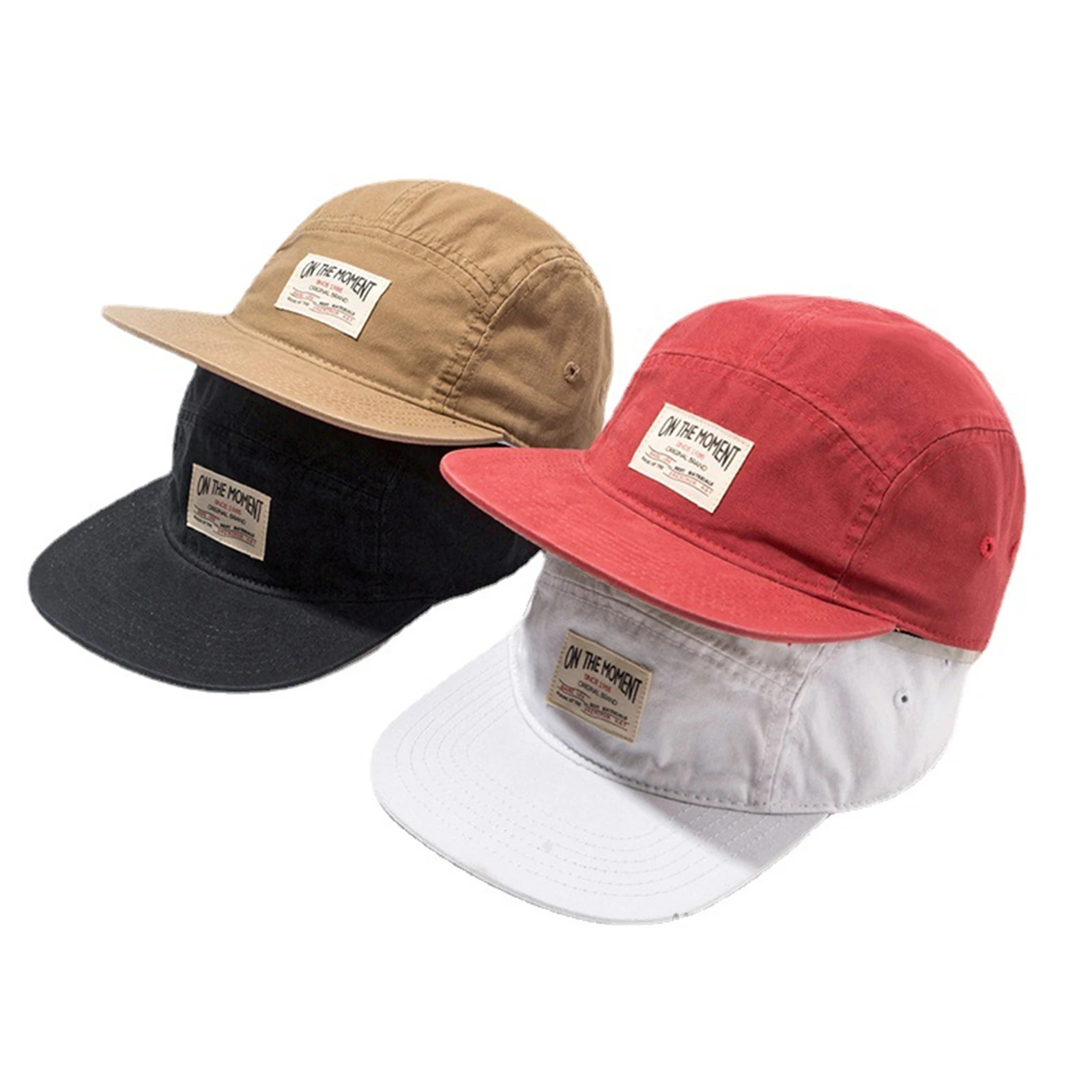 Corduroy Cap 5 Panel - Gorra de béisbol de algodón con