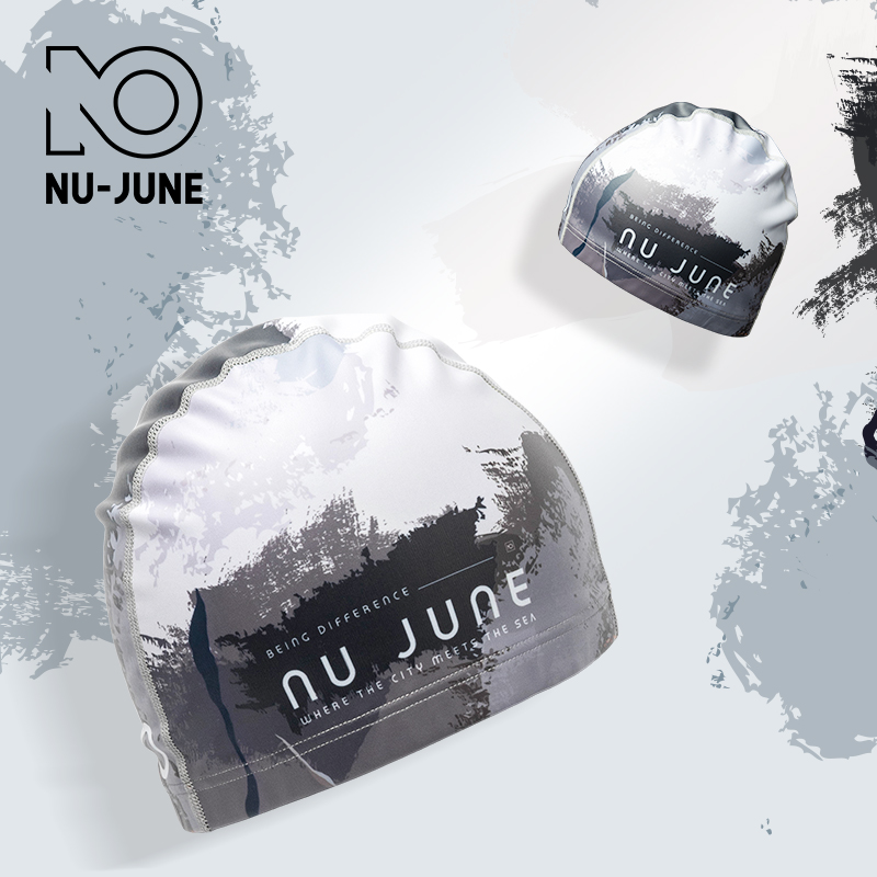 Swim Hat Silicone - Nujune-gorros de natación elásticos para adulto,