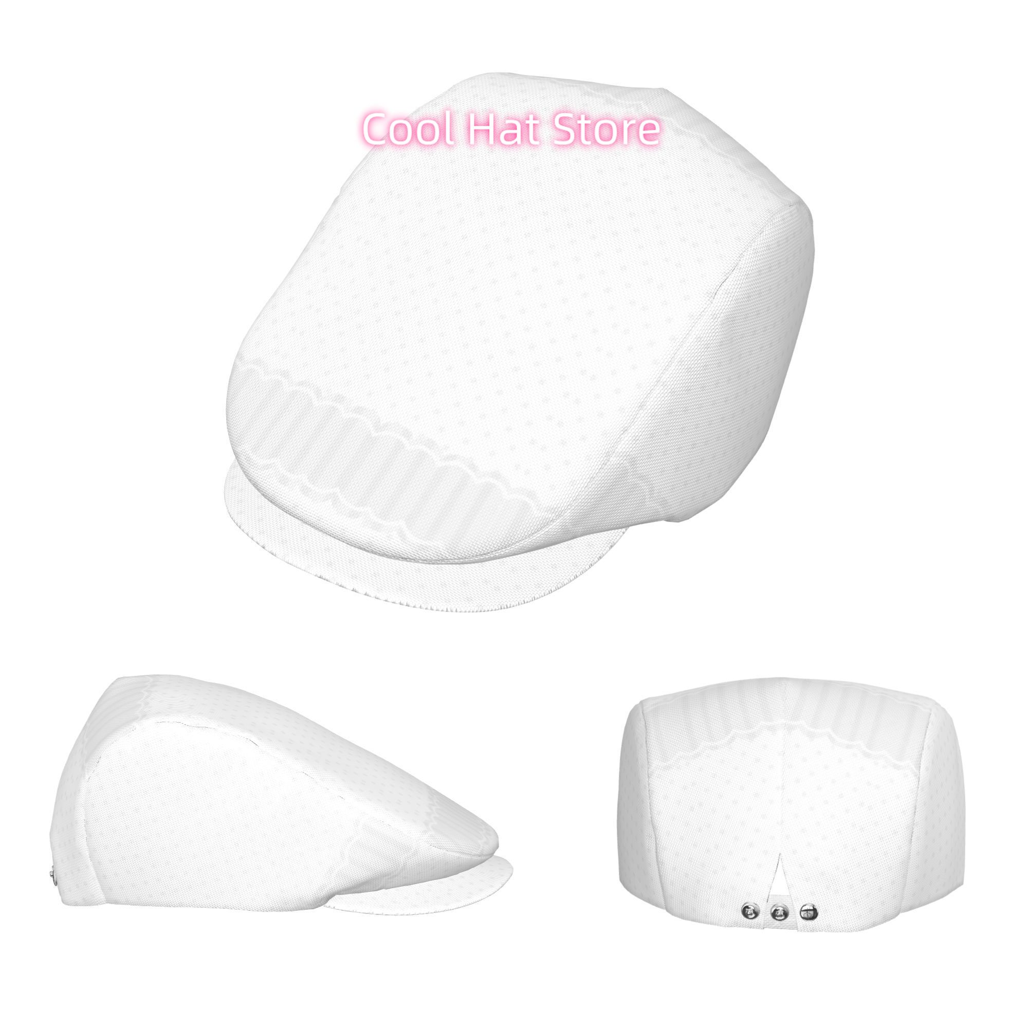 Gorra de ala plana con encaje  - Newsboy Cap Ivy reseña y precio